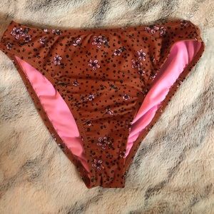 High waist bikini bottom